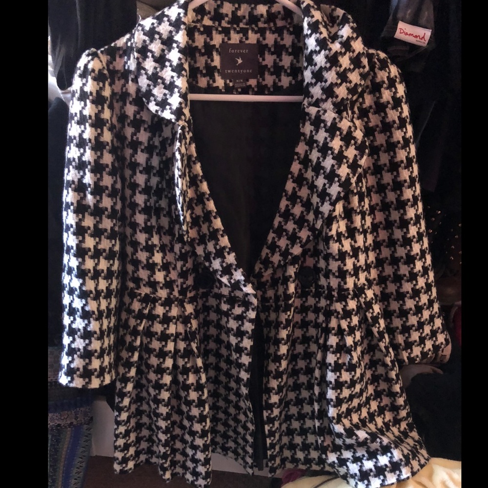 Houndstooth jacket